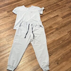 Figs Jogger Scrubs in Blue